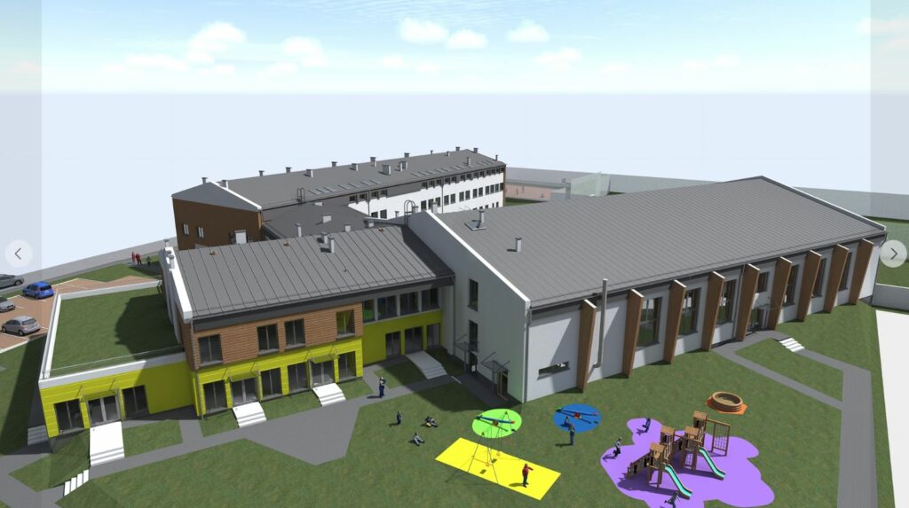 Szkoła Podstawowa, Przedszkole i Hala Widowiskowo-Sportowa – Kaszów